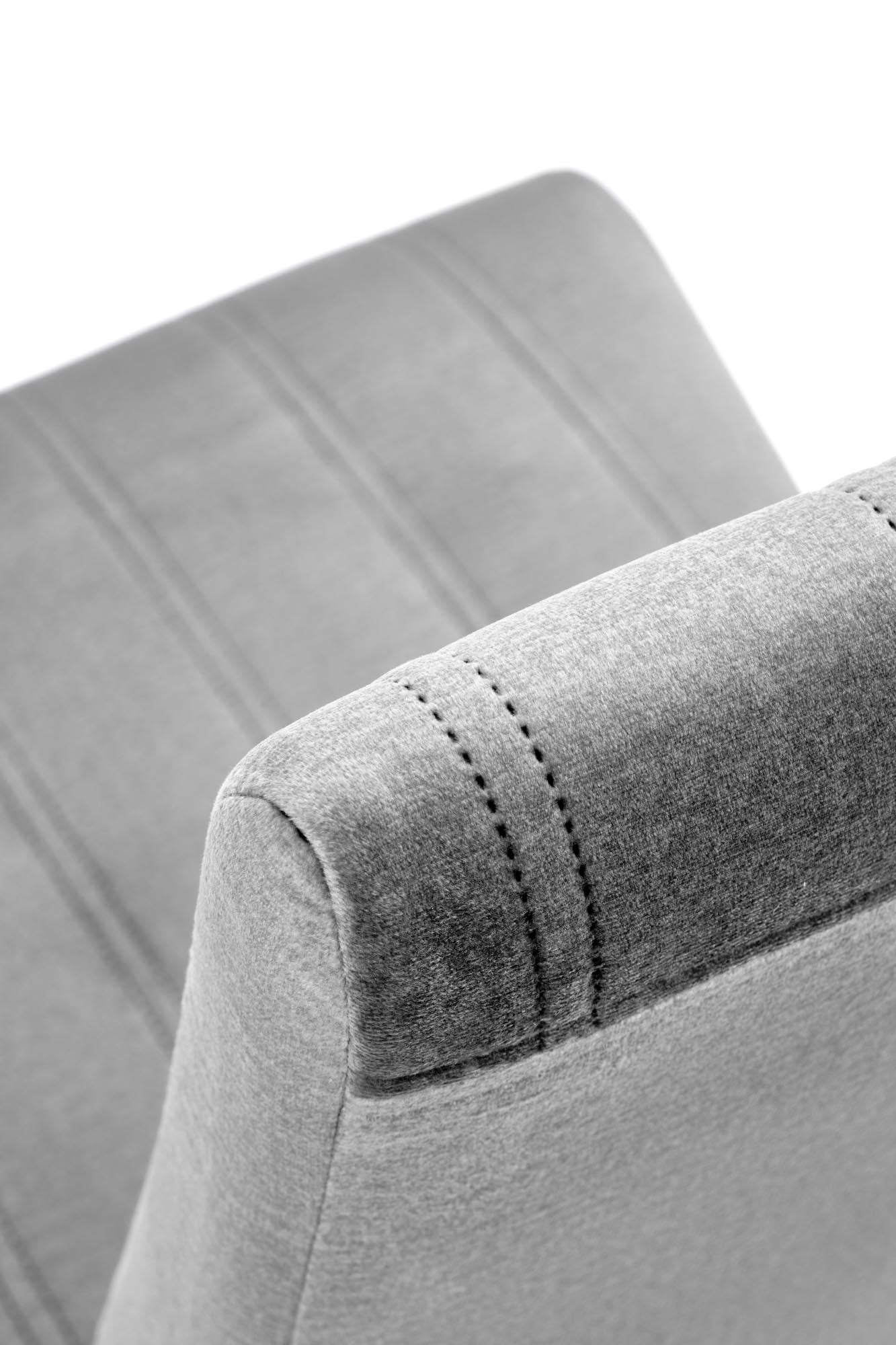 DIEGO 2 szék, szín: steppelt bársony csíkos - MONOLITH 85