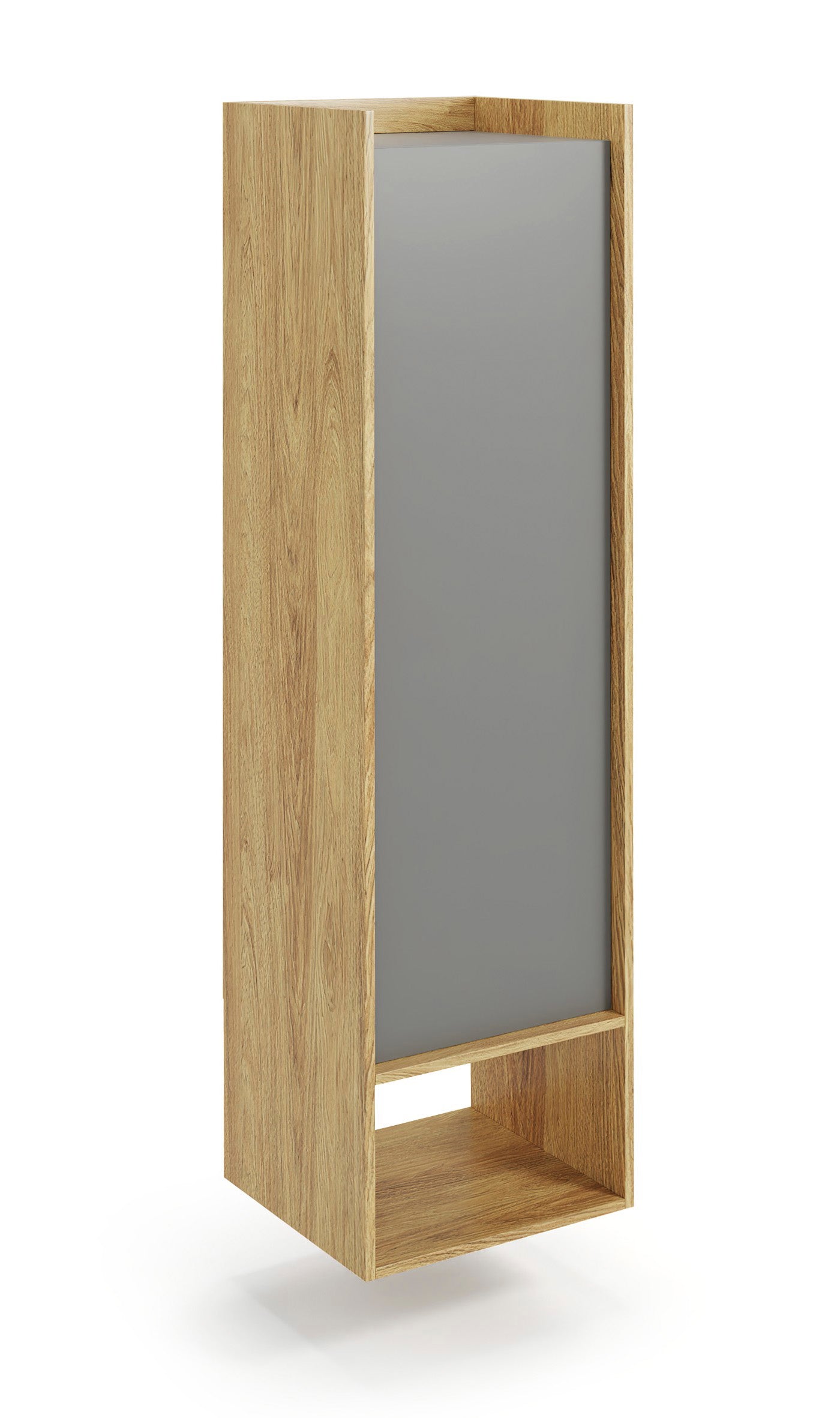 MOBIUS regal 1D szín: hikora tölgy/szürke