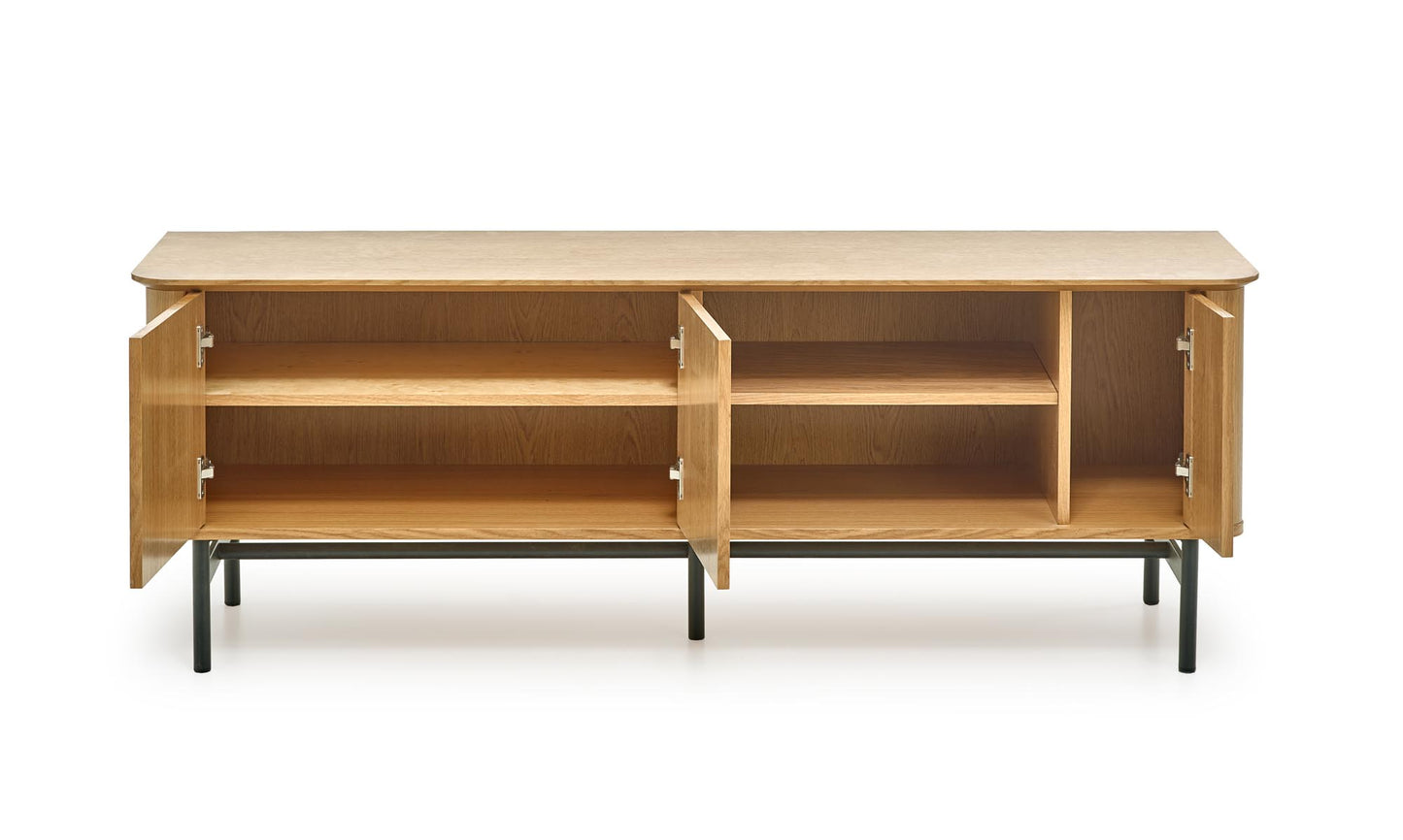 SMART RTV-1 TV-állvány szín: natúr tölgy/fekete