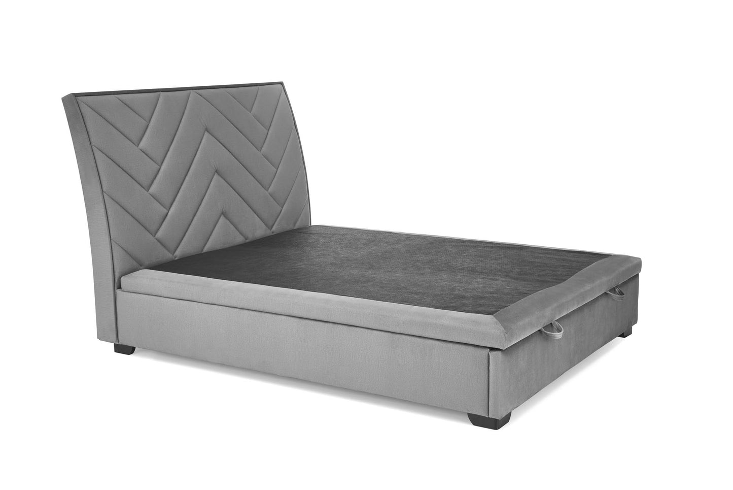 CONTINENTAL 1 160 ágy, szürke - Monolith 85