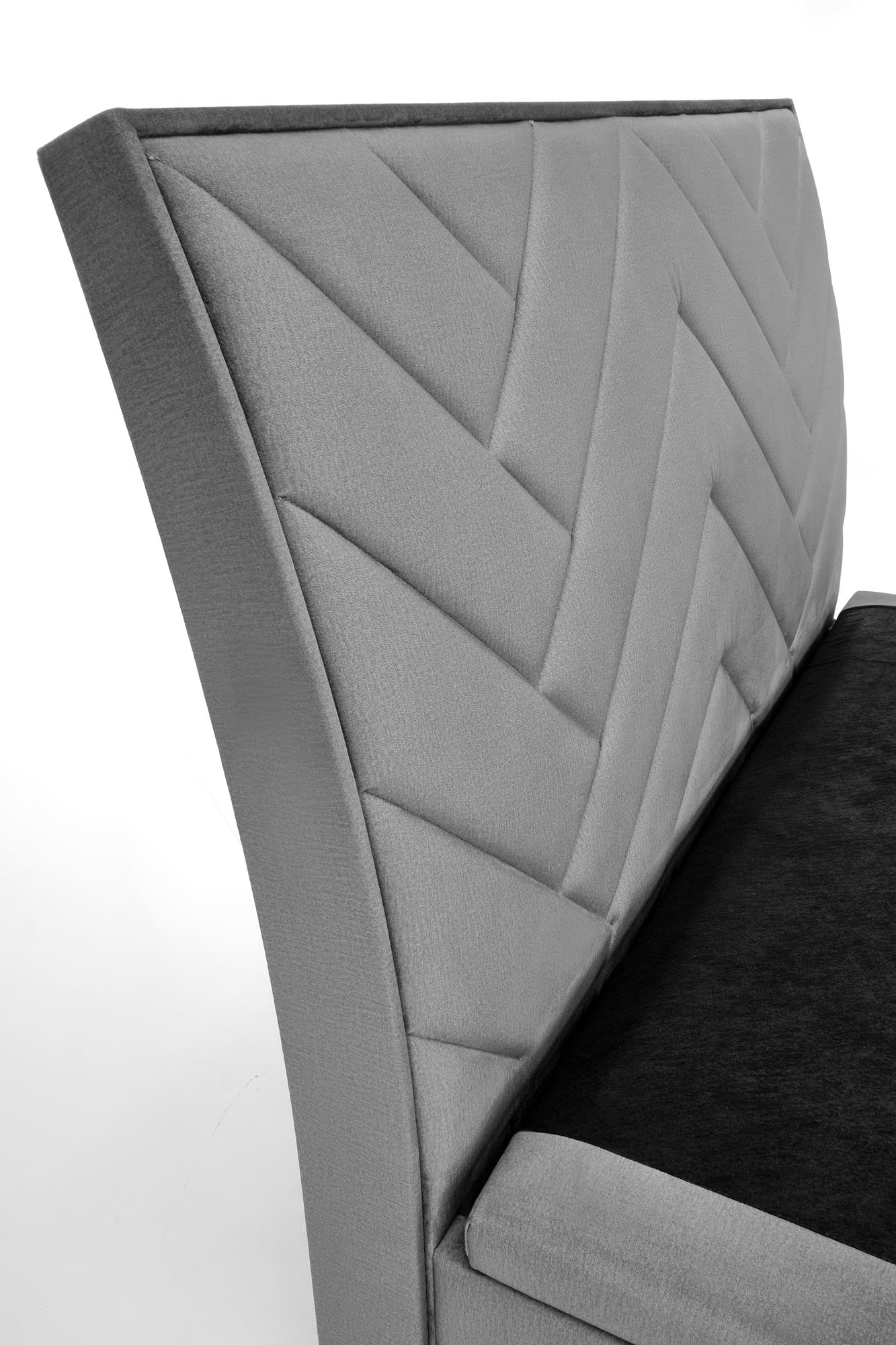 CONTINENTAL 1 160 ágy, szürke - Monolith 85