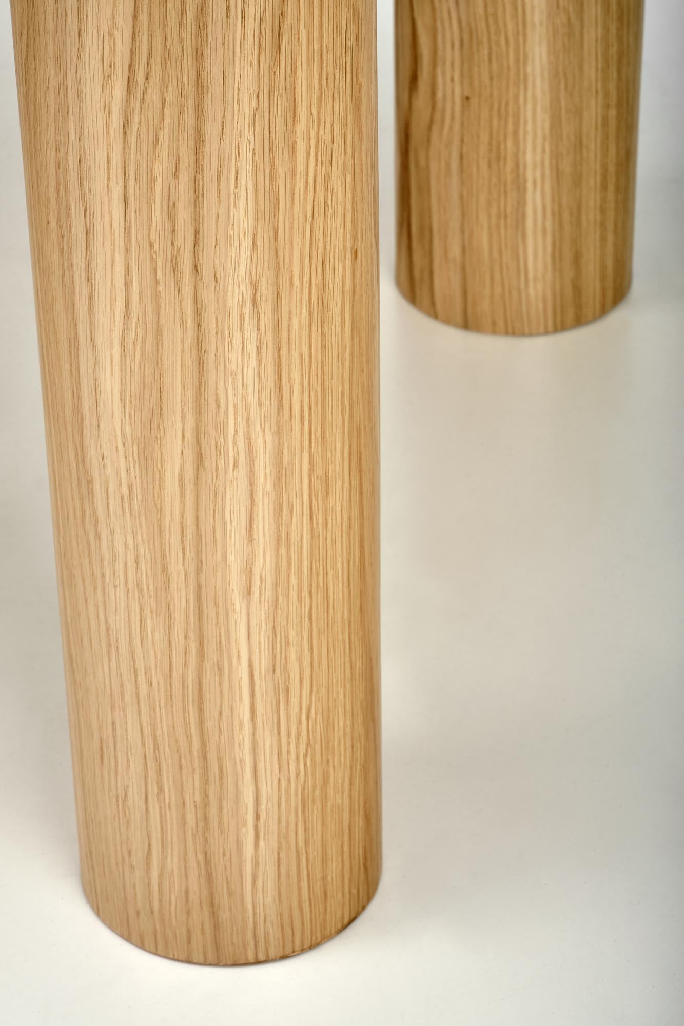 ELEFANTE RECTANGLE hosszabbító asztal, natúr tölgyfa