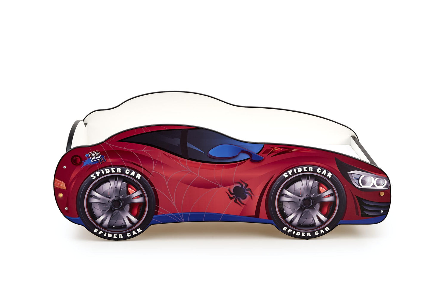 SPIDERCAR ágy, többszínű