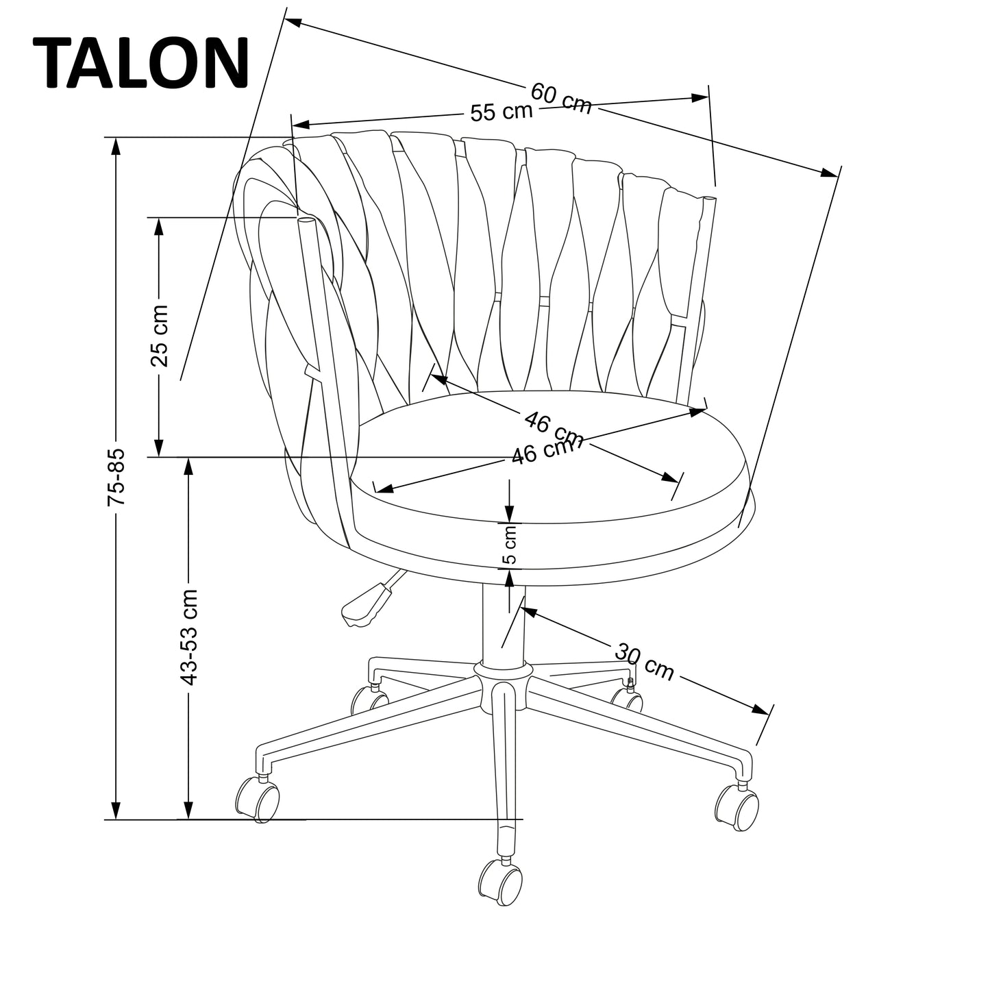 TALON szék, világos bézs