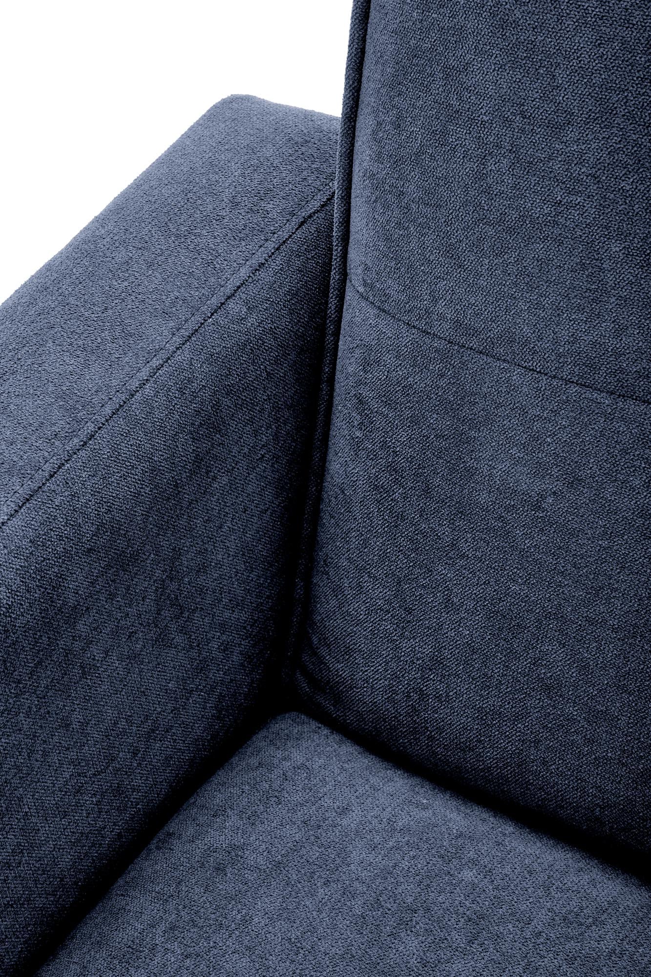 CORNELIUS összecsukható kanapé oszmánnal, szín: kék