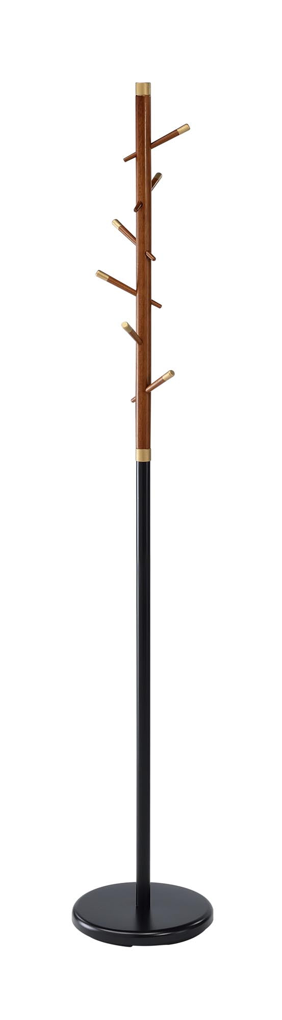 W67 akasztó fekete / diófa