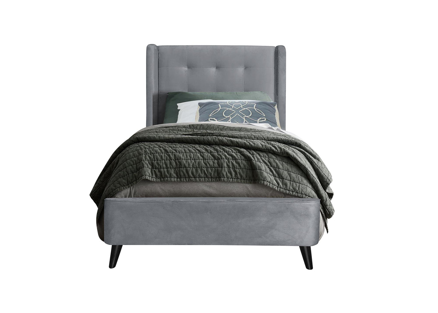 ESTELLA 90 cm-es ágy szürke