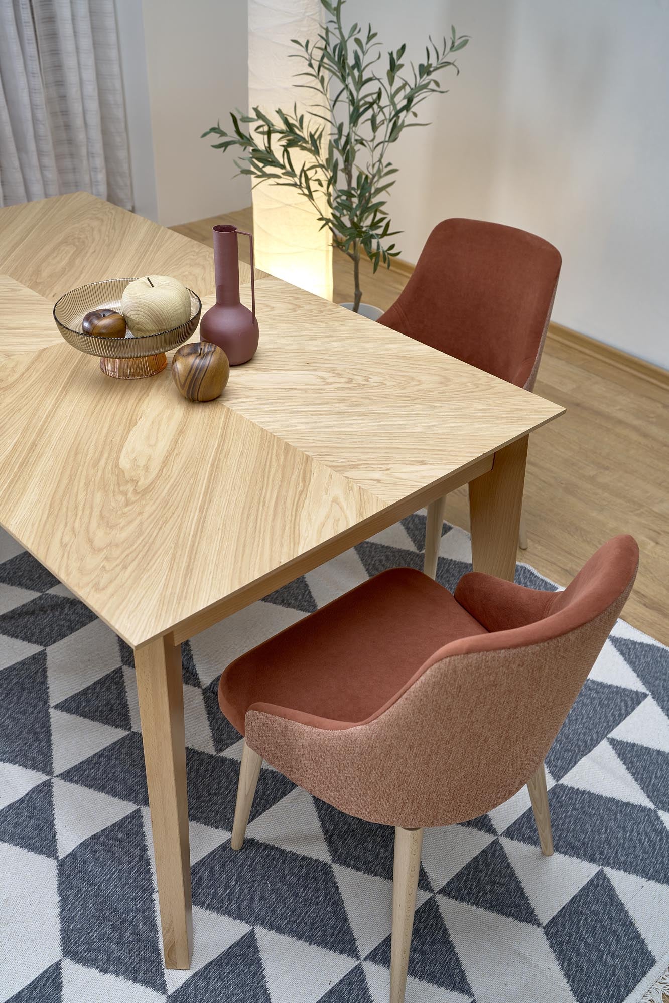 EDMONDO asztal natúr tölgy