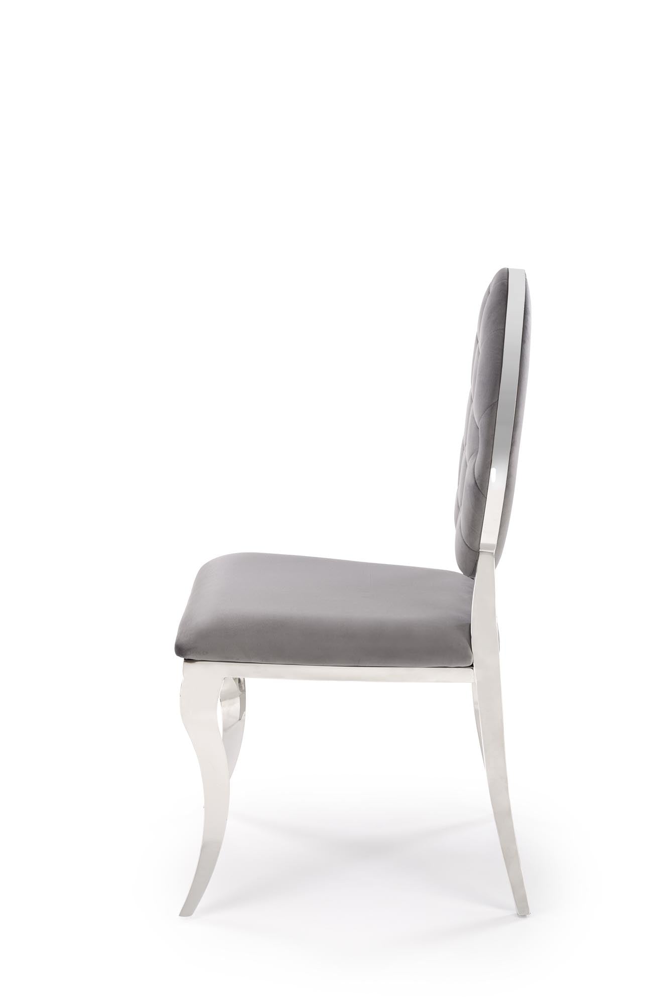 K555 szék, szürke / ezüst