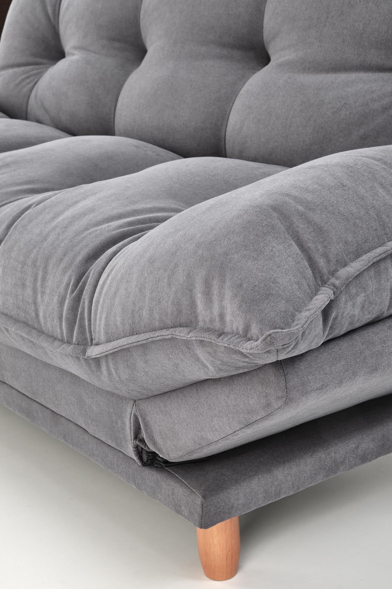 PILLOW összecsukható kanapé szín: szürke
