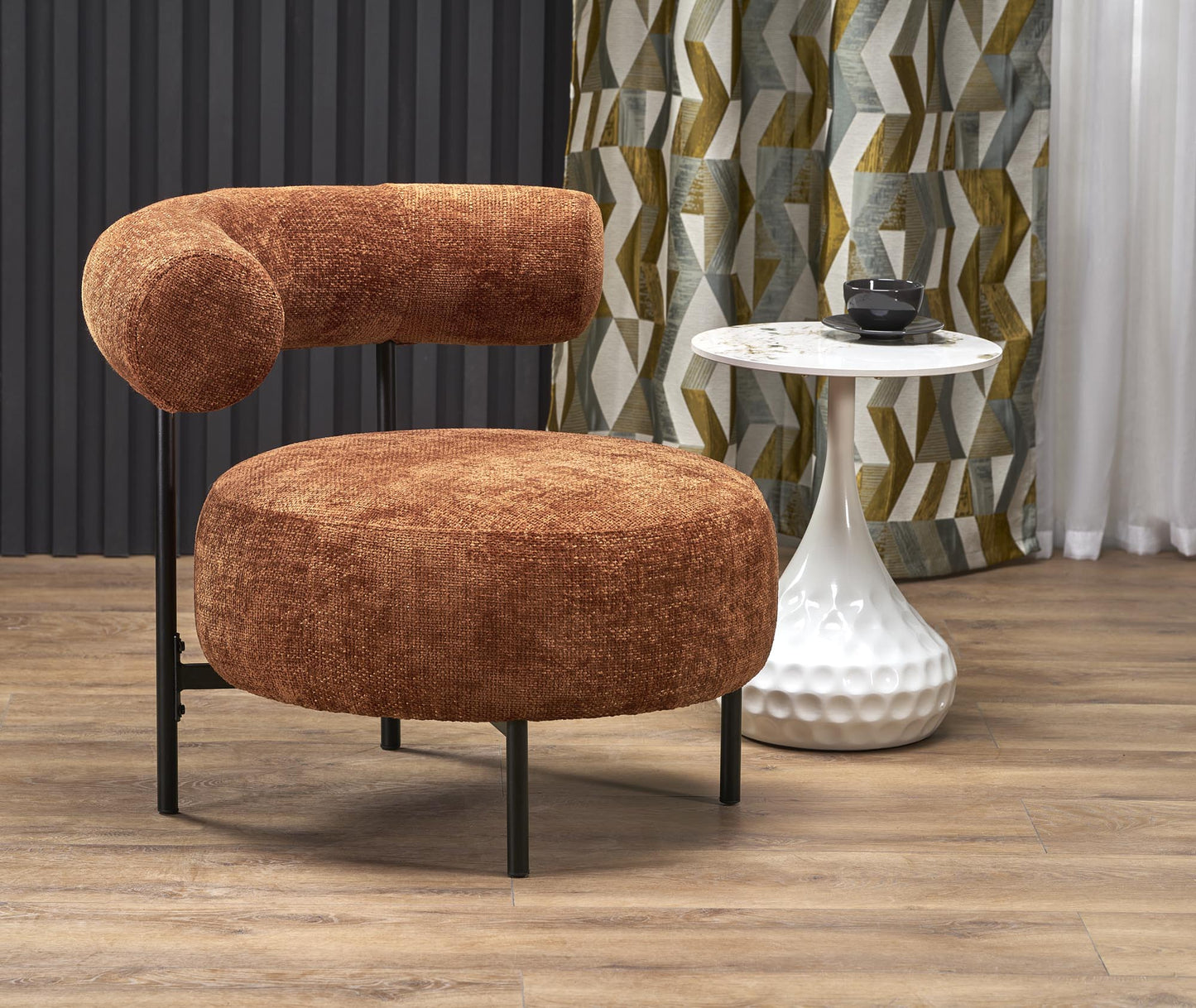 HAZARD szabadidős szék, fahéj