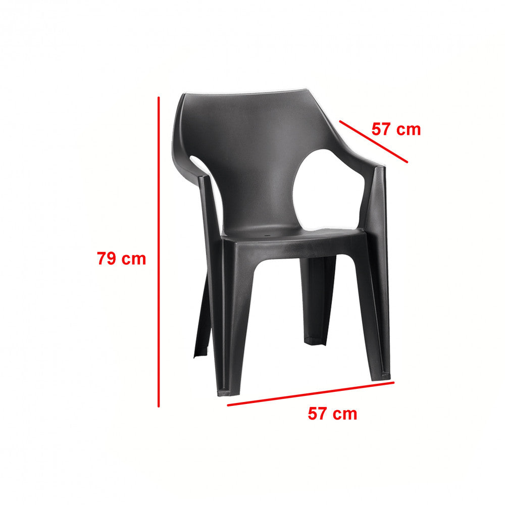 Elte 6+1 kerti bútor garnitúra szett grafit