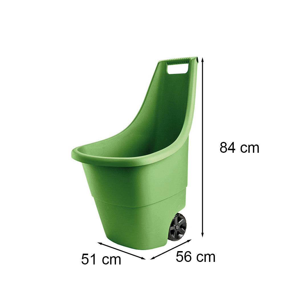 Easy go breeze műanyag kerti talicska 50l rezeda zöld