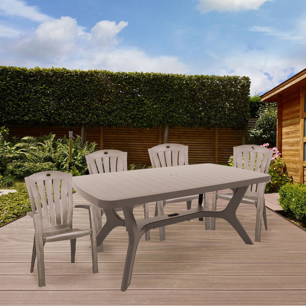 Baltorini 4+1 kerti bútor garnitúra szett cappuccino