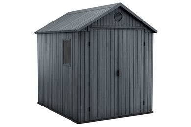 Darwin 6x8 műanyag kerti ház szürke színben