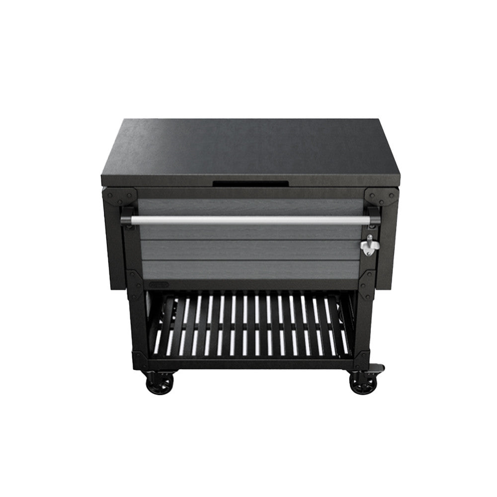 Patio cooler & Beverage cart grill asztal szürke_3