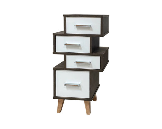 Eltolt 4 fiókos komód