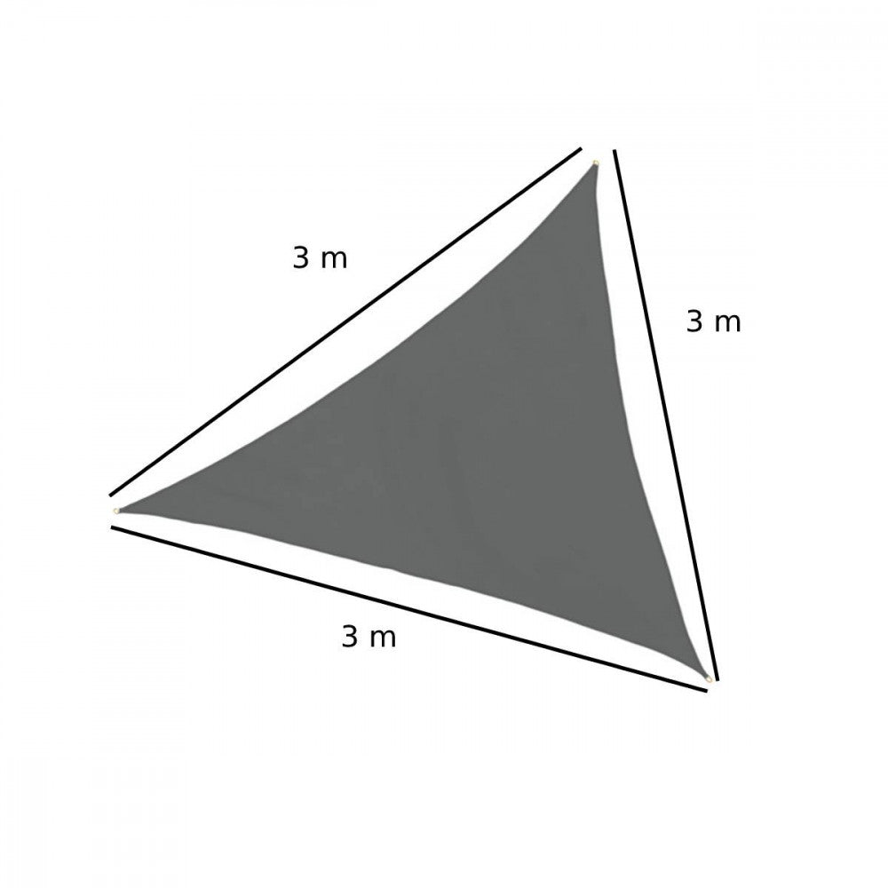 Sunflow napvitorla háromszög 3x3x3 m antracit