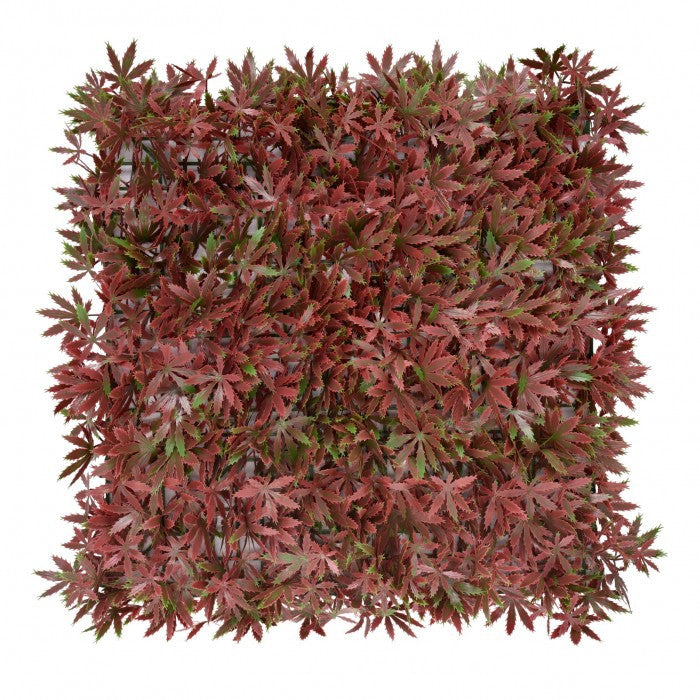 Vörös juhar műanyag zöldfal 50x50 cm