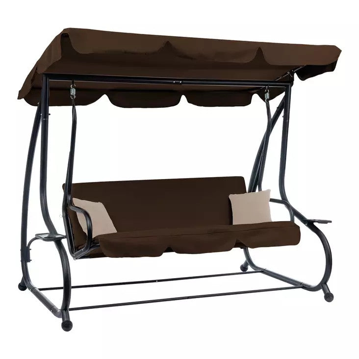 Pegi kerti hintaágy barna