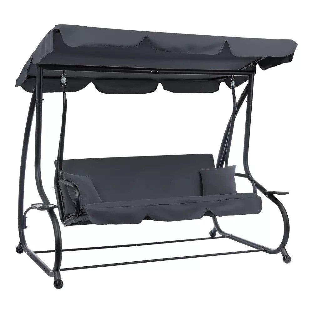 Pegi kerti hintaágy szürke