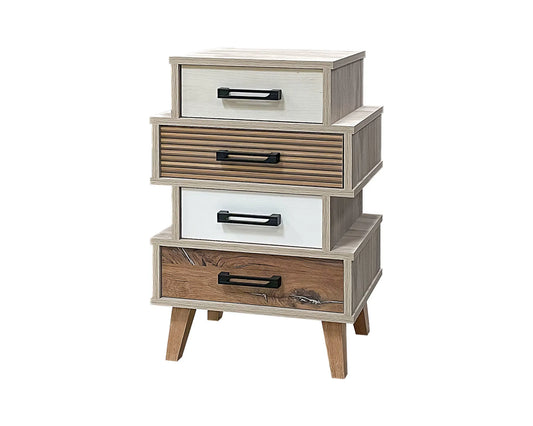 Emeletes 4 fiókos komód