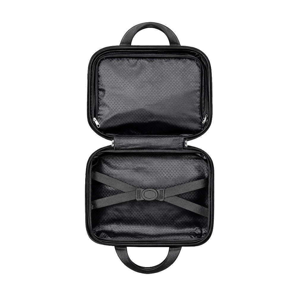 TraveLux Pro kézipoggyász keményfedeles levehető kerékkel 40x30x20 cm szürke