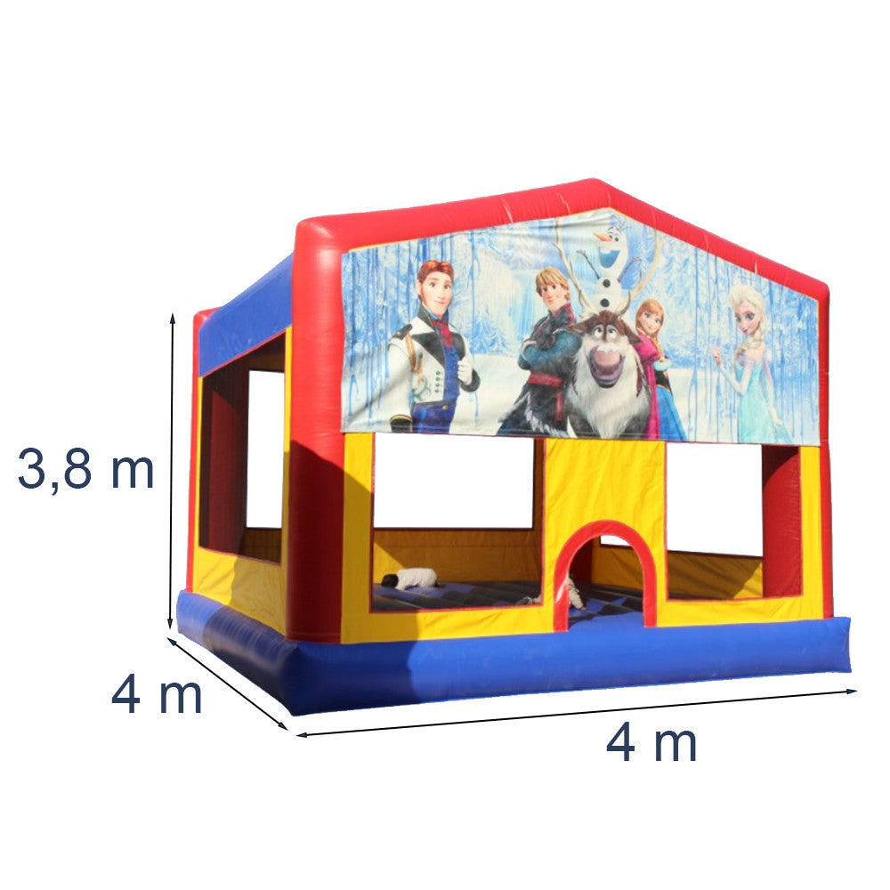 Jégvarázs ugrálóvár 4x4x3,8m_1