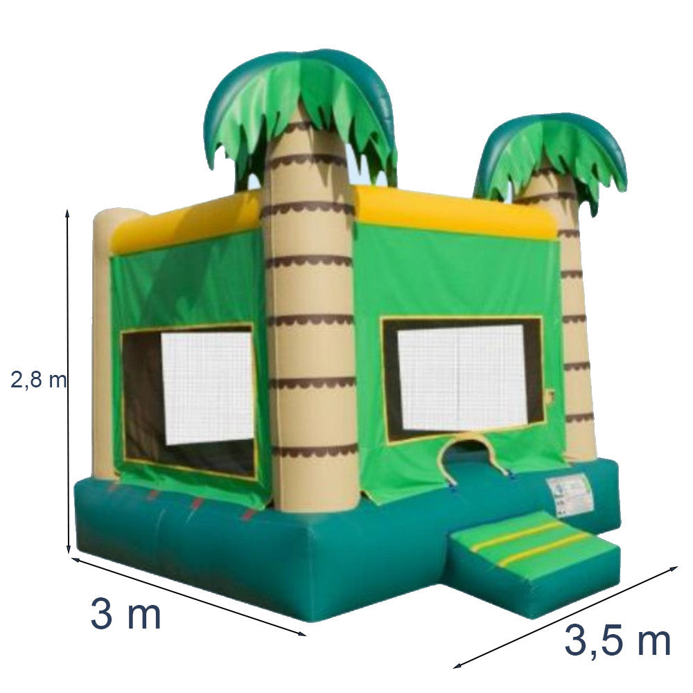 Pálmafa ugrálóvár 3,5x3x2,8m_1