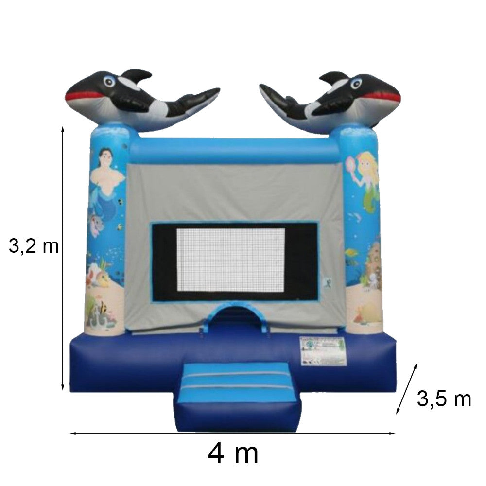 Delfin ugrálóvár 4x3,5x3,2m_1