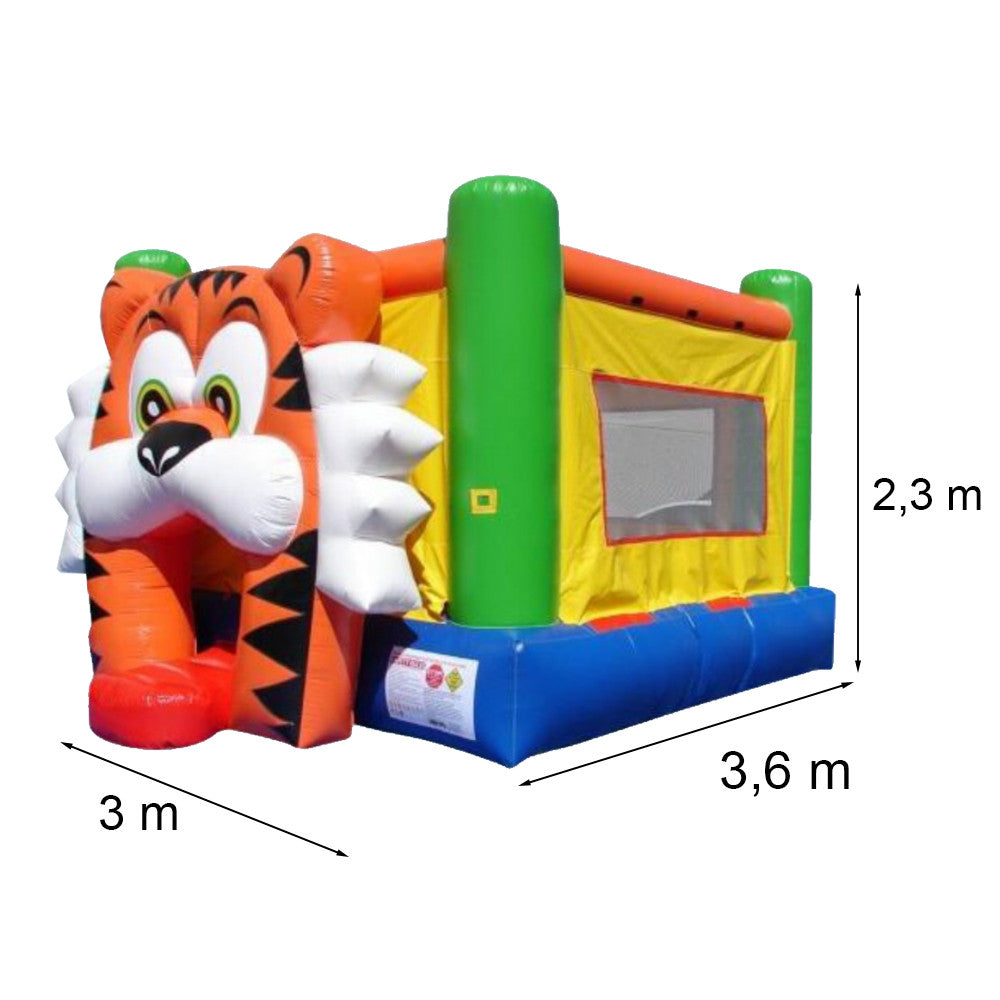 Tigris ugrálóvár 3,6x3x2,3m_1