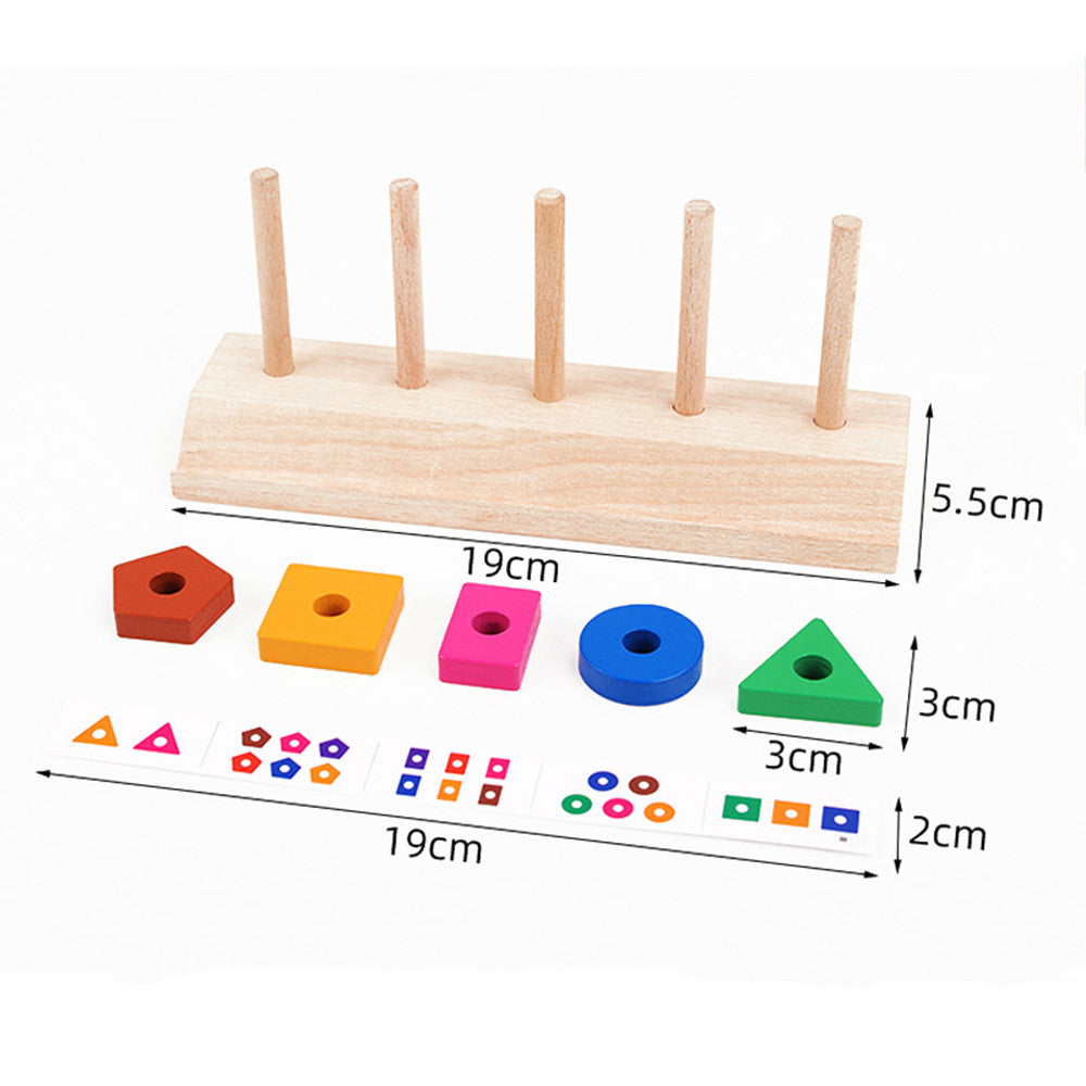 Oktatójáték színes geometriai formák válogatása_1