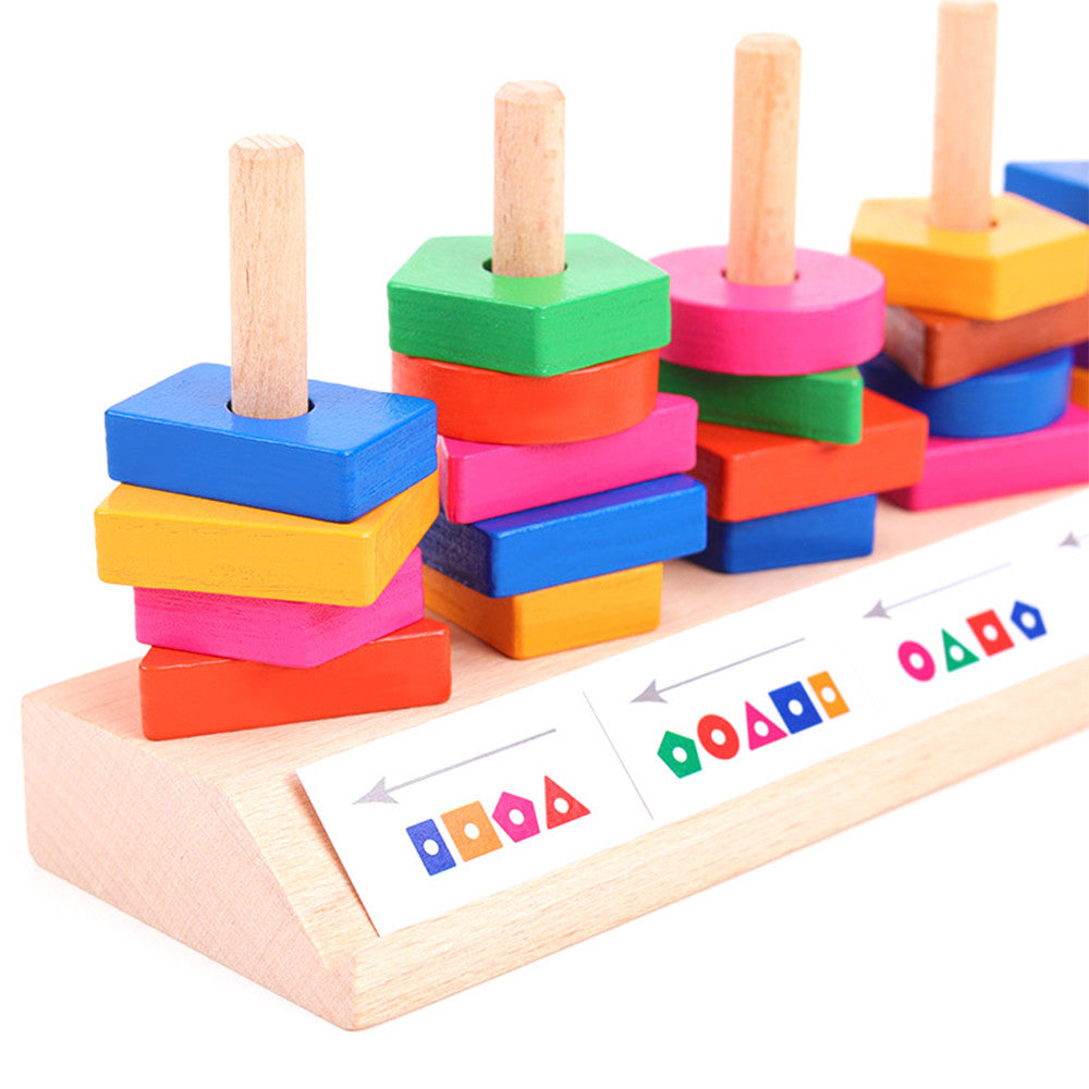 Oktatójáték színes geometriai formák válogatása_2