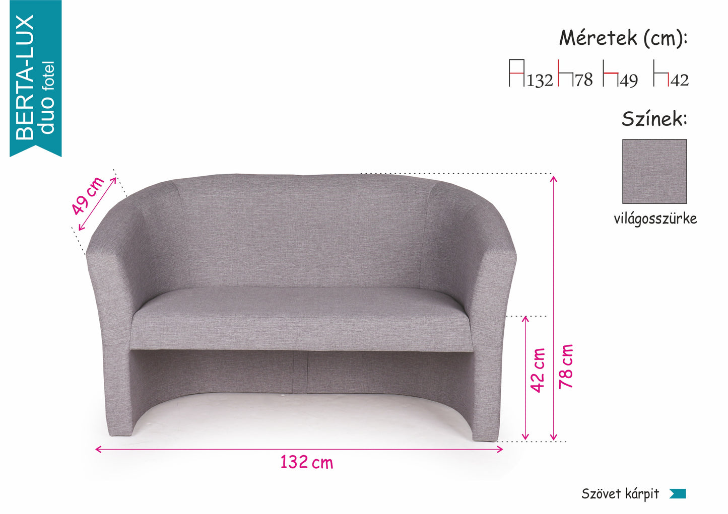 Berta-Lux Duo Fotel