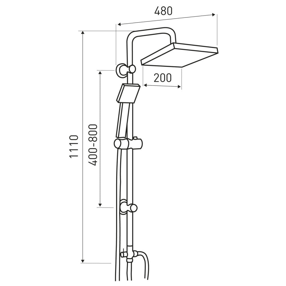 Denis 63 fekete-arany zuhanyszett_1