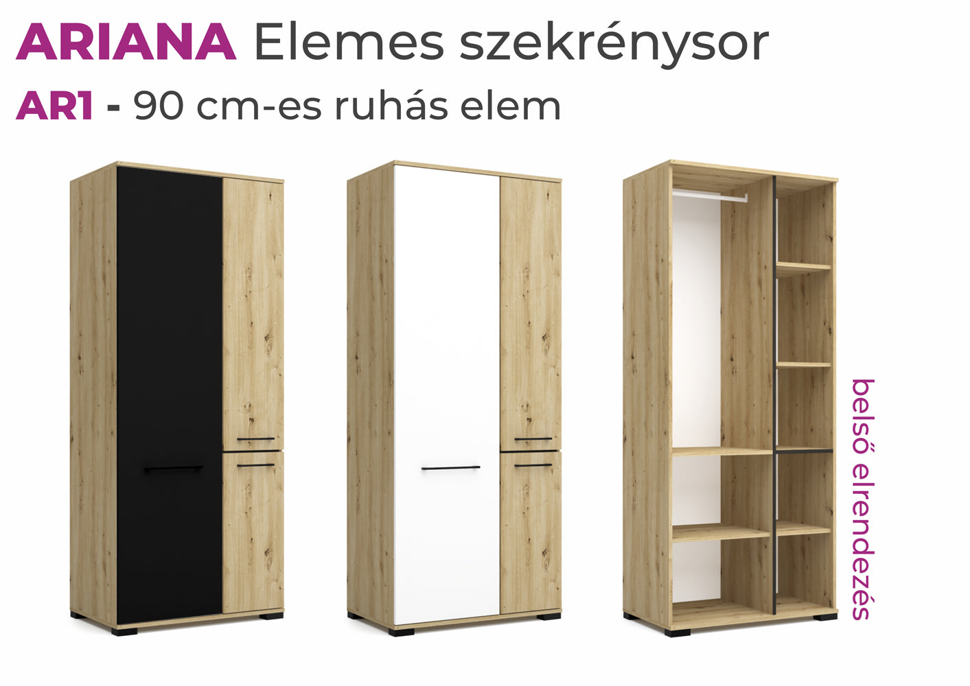 Ariana elemes szekrénysor