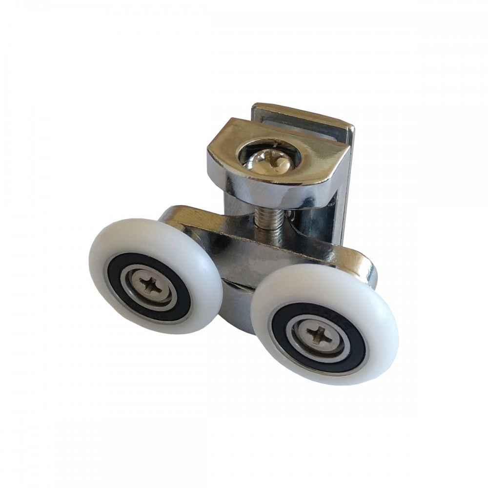 Zuhanykabin görgő dupla fém (G-5DM)