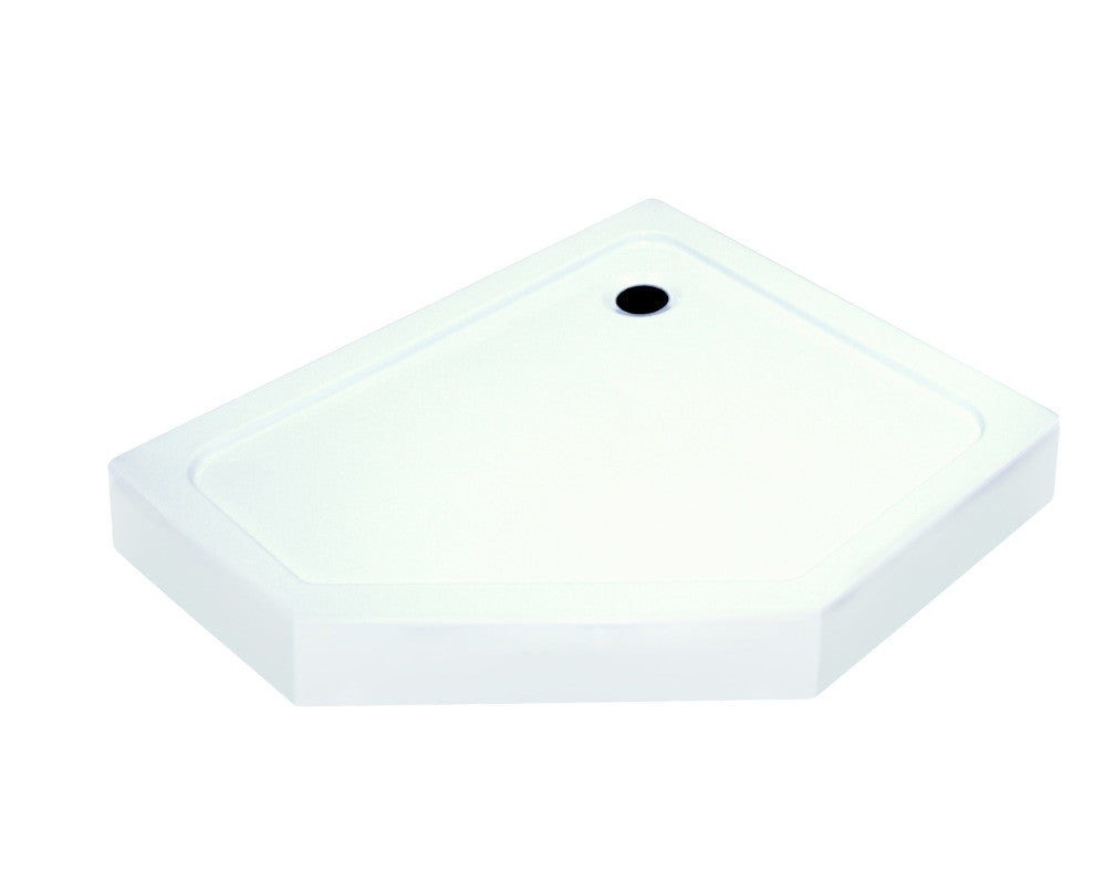 Glasgow 1 szögletes aszimmetrikus zuhanytálca, jobbos