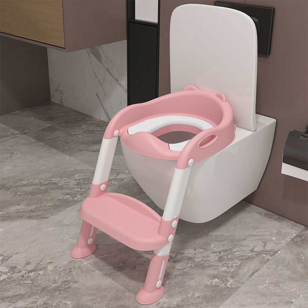 Lépcsős WC szűkítő rózsaszín_1