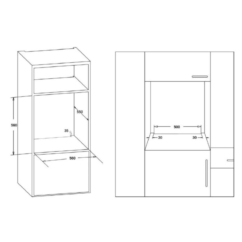 HOMEFORT HSB64DGB Beépíthető Sütő 9 funkcióval, Digit. Kijelzővel, 80 L, Teleszkópos sütősínnel rendelhető, Öntisztító funkció: Gőztisztítás