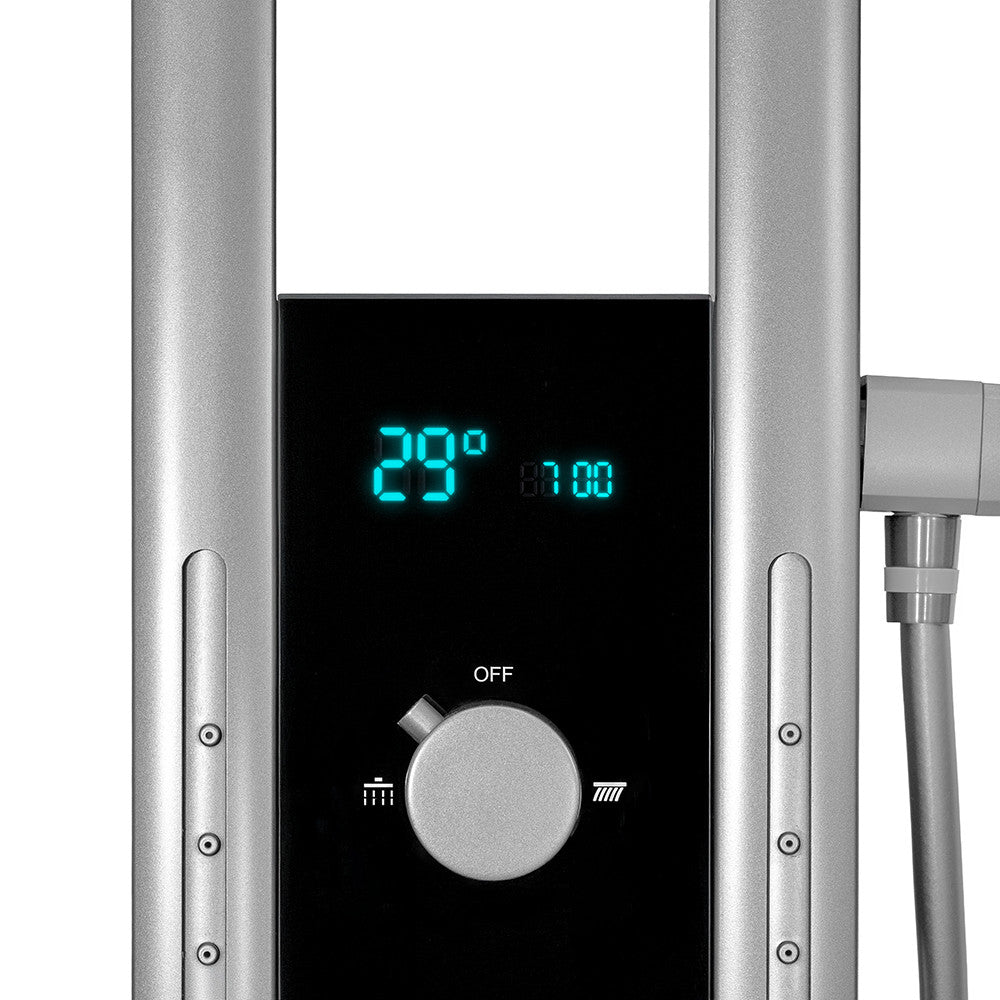 Aquajet hidromasszázs zuhanypanel szürke