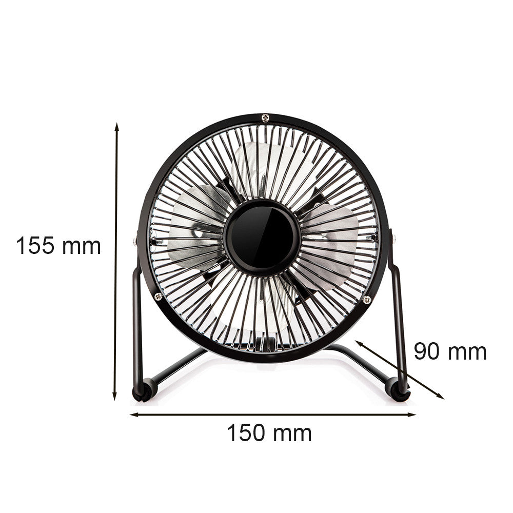 Ruen asztali usb ventilátor 5 W fekete