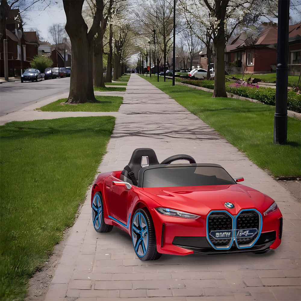 Elektromos autó BMW i4 cabrio piros_1