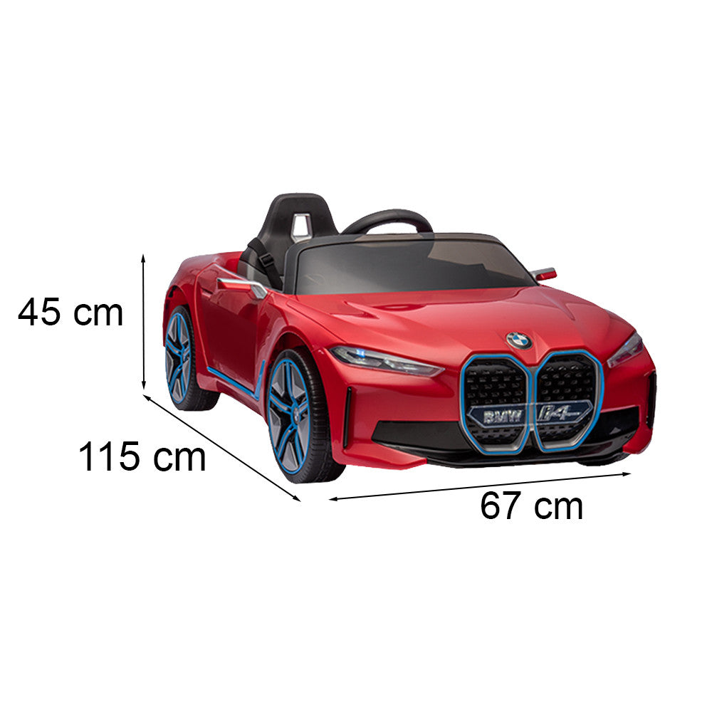 Elektromos autó BMW i4 cabrio piros_2