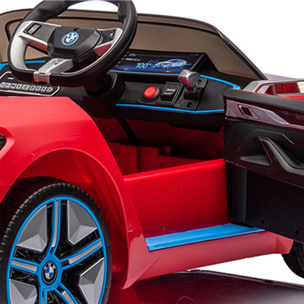 Elektromos autó BMW i4 cabrio piros_3