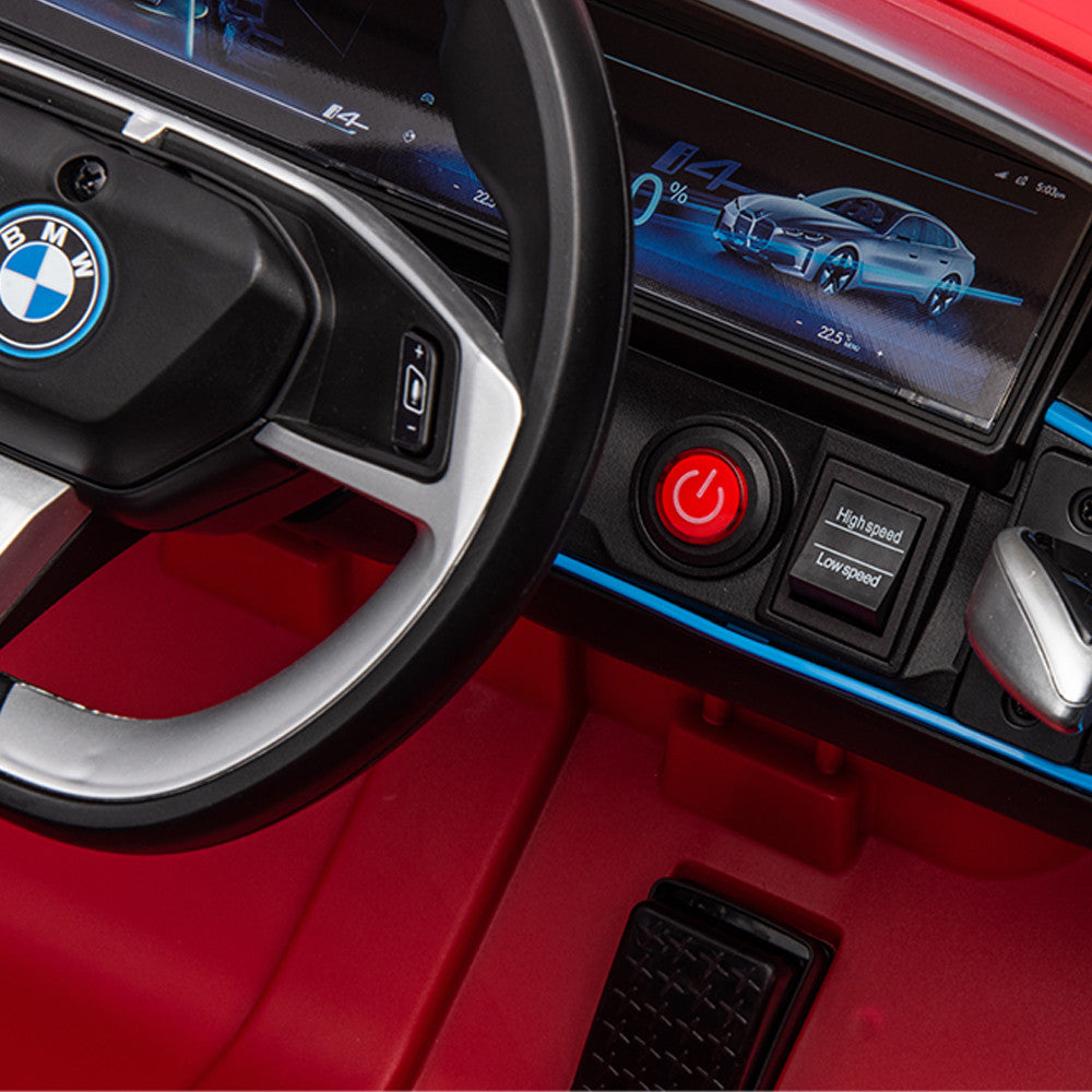 Elektromos autó BMW i4 cabrio piros_4
