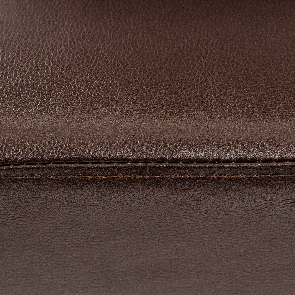 Kelly bőr étkezőszék barna színben