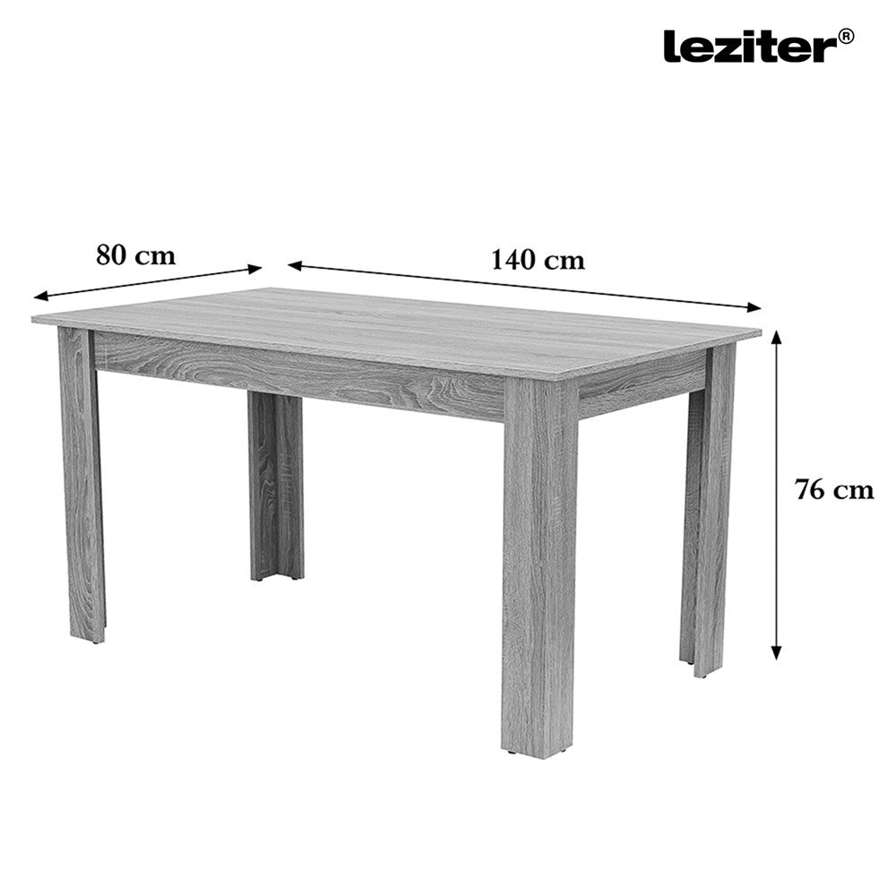 Zara 4+1 étkező garnitúra szürke-fehér