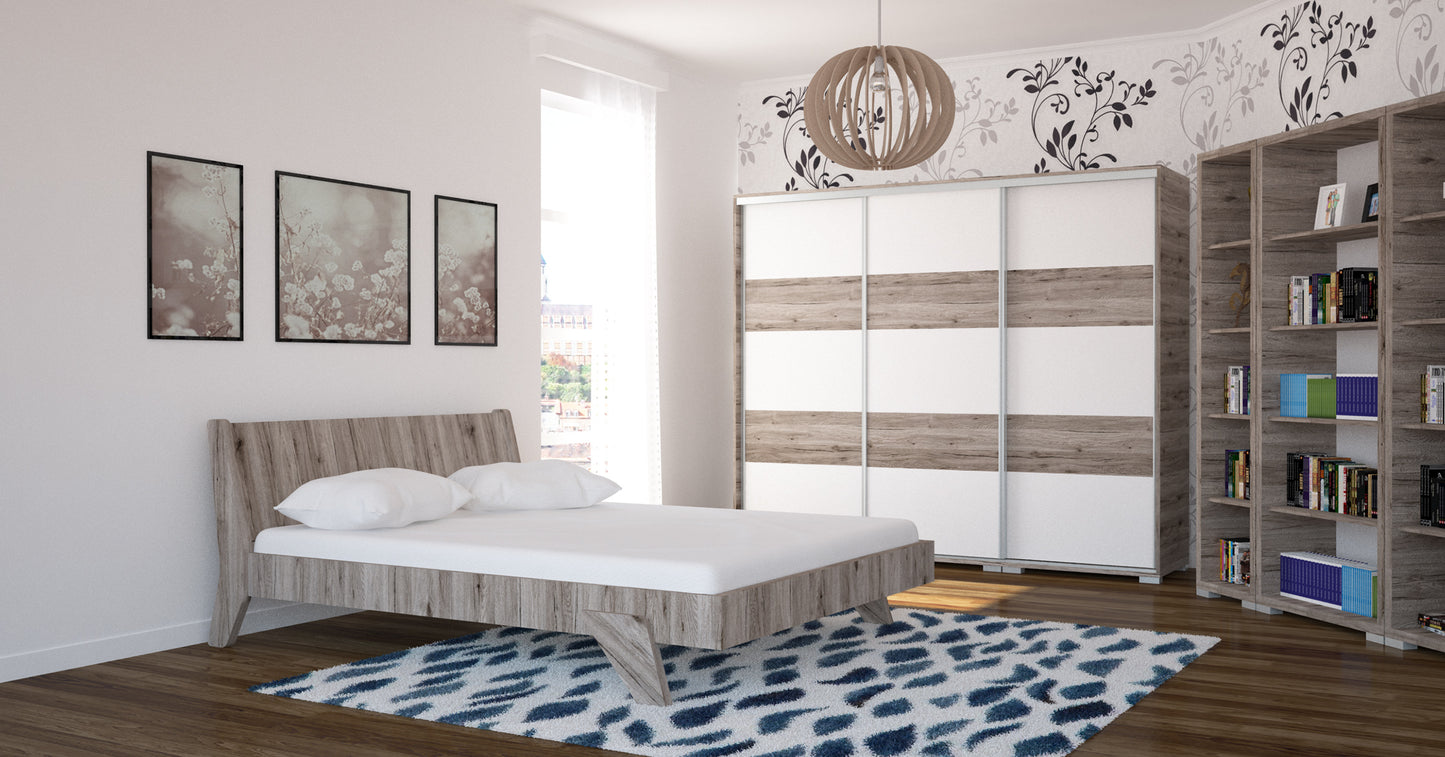 LEO 140 ágykeret (140cm x 200cm ágykeret + ágyrács)