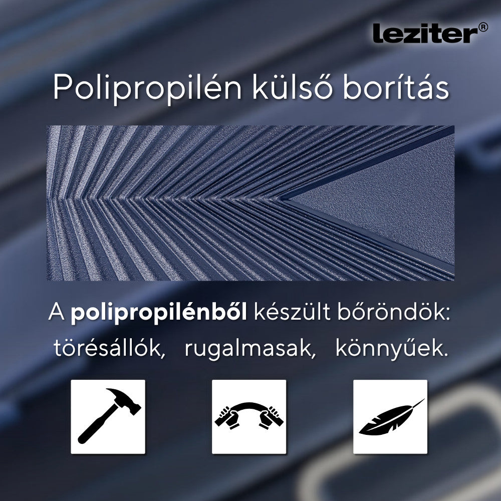 TraveLux Endure kabinbőrönd keményfedeles levehető kerékkel 55x40x20 cm sötét kék